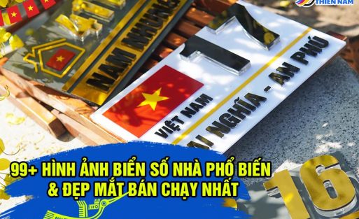 99+ Hình Ảnh Biển Số Nhà Phổ Biến & Đẹp Mắt Bán Chạy Nhất Tại Xưởng In Thiên Nam