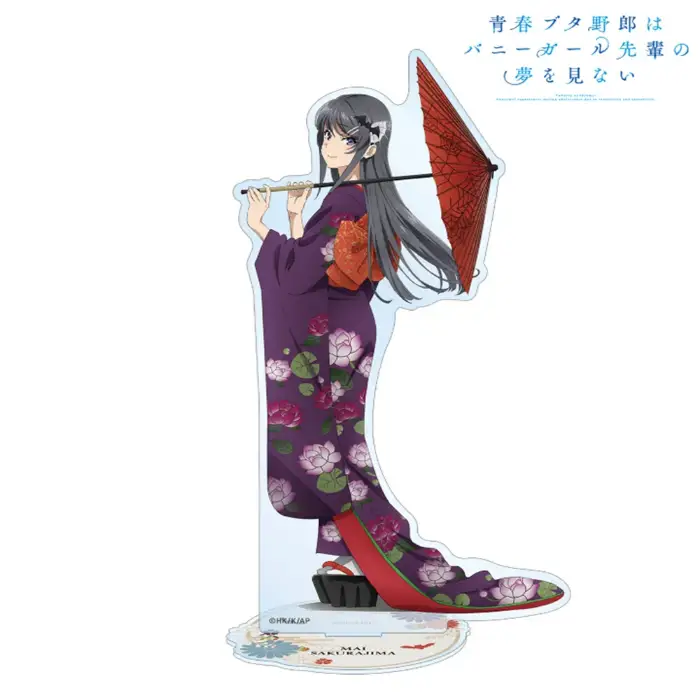 1 Anime Rascal Does Not Dream Of Bunny Girl Senpai Acrylic Keychain Cosplay Characters Móc Treo Đeo Thoại, Standee, Móc Khoá In Theo Yêu Cầu, Chất Liệu Mica Dày 4mm, Kích Thước 5.5 Cm, Có In Test Mẫu