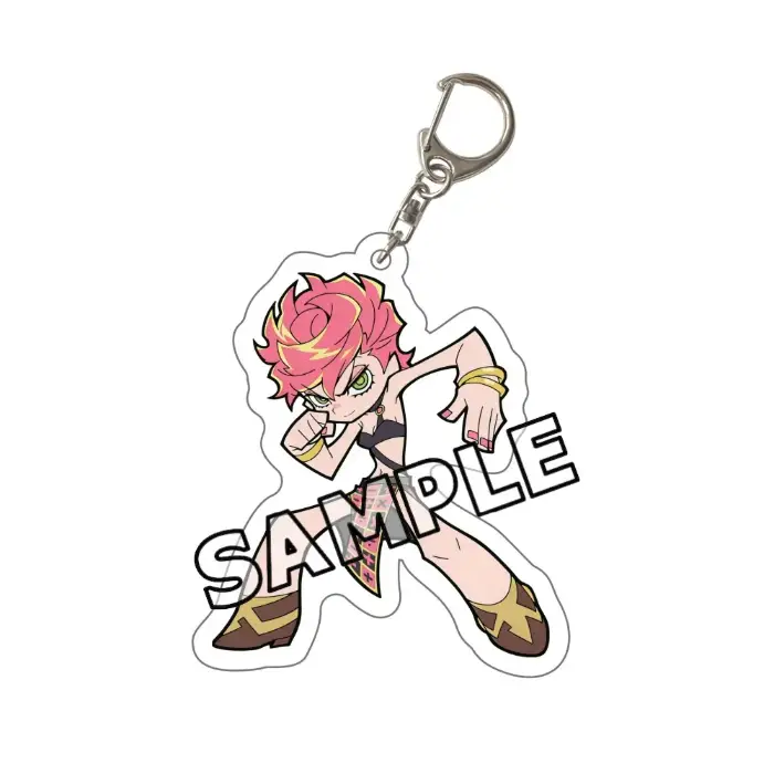 2026 New Jojo Bizarre Adventure Chibi Acrylic Keychain Jjba Jotaro Giorno Jolyne Dio Josuke Móc Treo Đeo Thoại, Standee, Móc Khoá In Theo Yêu Cầu, Chất Liệu Mica Dày 4mm, Kích Thước 5.5 Cm, Có In Test Mẫu