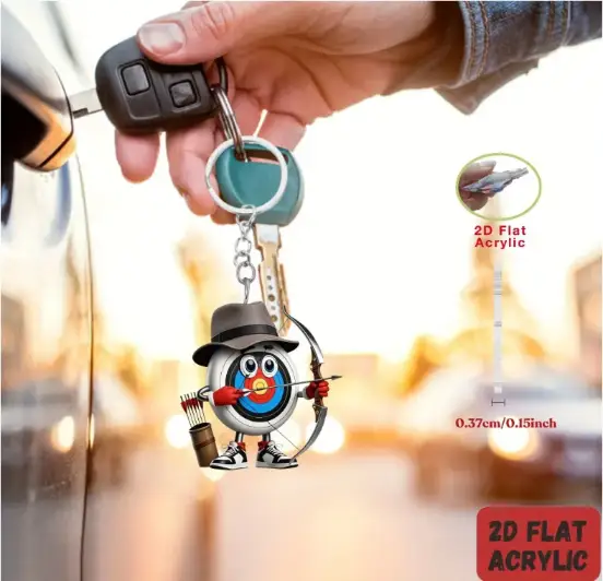 2d-archery-player-keychain-charm-acrylic-var2-1789471201280-792 2d Archery Player Keychain Charm Acrylic Backpack Car Key Decoration Holiday Party Accessory Móc Treo Đeo Thoại, Standee, Móc Khoá In Theo Yêu Cầu, Chất Liệu Mica Dày 4mm, Kích Thước 5.5 Cm, Có In Test Mẫu
