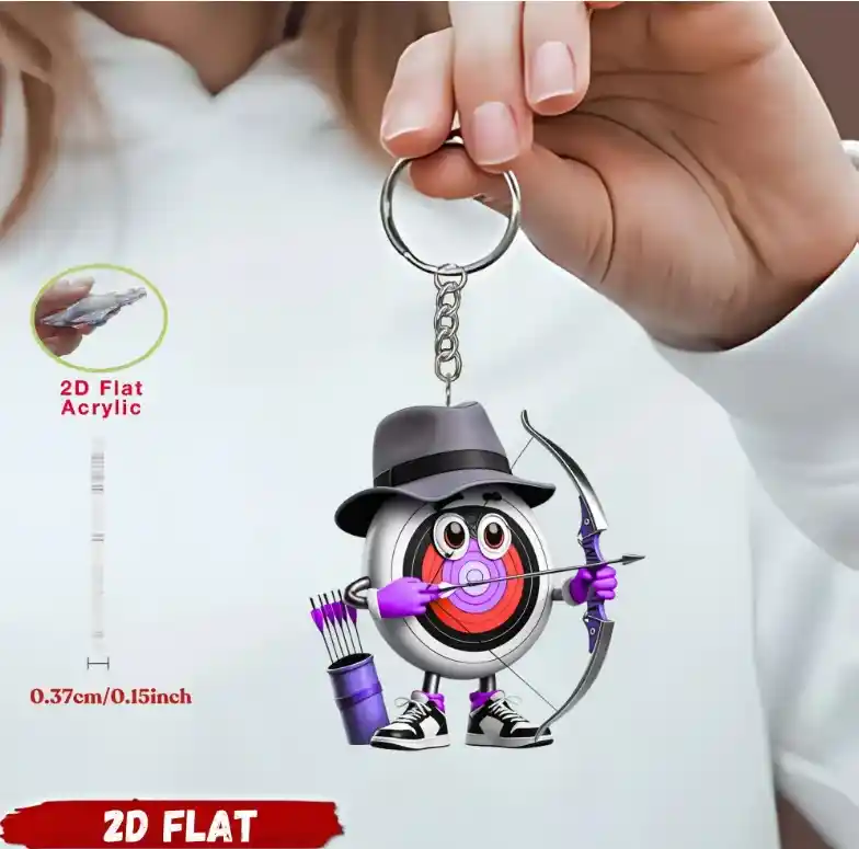 2d-archery-player-keychain-charm-acrylic-var5-1789471207153-907 2d Archery Player Keychain Charm Acrylic Backpack Car Key Decoration Holiday Party Accessory Móc Treo Đeo Thoại, Standee, Móc Khoá In Theo Yêu Cầu, Chất Liệu Mica Dày 4mm, Kích Thước 5.5 Cm, Có In Test Mẫu