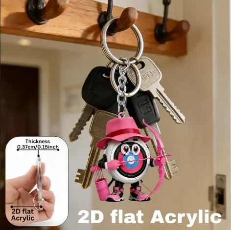 2d-archery-player-keychain-charm-acrylic-var6-1789471209180-932 2d Archery Player Keychain Charm Acrylic Backpack Car Key Decoration Holiday Party Accessory Móc Treo Đeo Thoại, Standee, Móc Khoá In Theo Yêu Cầu, Chất Liệu Mica Dày 4mm, Kích Thước 5.5 Cm, Có In Test Mẫu