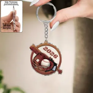 2d Baseball 2026 Keychain Colorful Acrylic Sporty Pendants Perfect For Bags Backpacks Holiday Móc Treo Đeo Thoại, Standee, Móc Khoá In Theo Yêu Cầu, Chất Liệu Mica Dày 4mm, Kích Thước 5.5 Cm, Có In Test Mẫu 2d Baseball 2026 Keychain Colorful Acrylic Sporty Pendants Perfect For Bags Backpacks Holiday Móc Treo Đeo Thoại, Standee, Móc Khoá In Theo Yêu Cầu, Chất Liệu Mica Dày 4mm, Kích Thước 5.5 Cm, Có In Test Mẫu