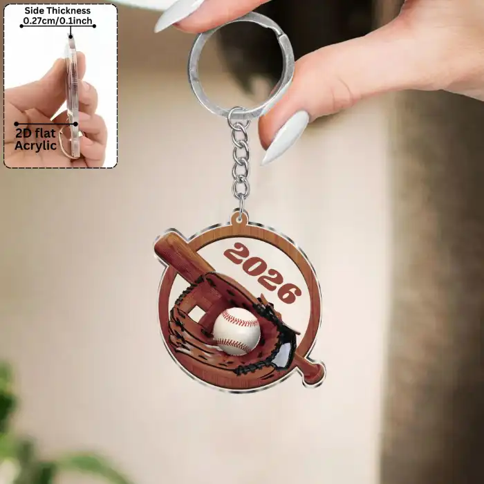2d-baseball-2026-keychain-colorful-acryl-var3-1789550716206-5 2d Baseball 2026 Keychain Colorful Acrylic Sporty Pendants Perfect For Bags Backpacks Holiday Móc Treo Đeo Thoại, Standee, Móc Khoá In Theo Yêu Cầu, Chất Liệu Mica Dày 4mm, Kích Thước 5.5 Cm, Có In Test Mẫu