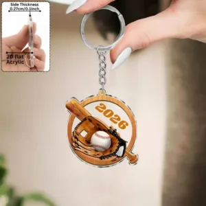 2d Baseball 2026 Keychain Colorful Acrylic Sporty Pendants Perfect For Bags Backpacks Holiday Móc Treo Đeo Thoại, Standee, Móc Khoá In Theo Yêu Cầu, Chất Liệu Mica Dày 4mm, Kích Thước 5.5 Cm, Có In Test Mẫu 2d Baseball 2026 Keychain Colorful Acrylic Sporty Pendants Perfect For Bags Backpacks Holiday Móc Treo Đeo Thoại, Standee, Móc Khoá In Theo Yêu Cầu, Chất Liệu Mica Dày 4mm, Kích Thước 5.5 Cm, Có In Test Mẫu