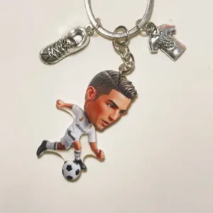 2d C Ronaldo Keychain Soccer Star Pendant Fc Football Player Flat Acrylic Ornament Charms Móc Treo Đeo Thoại, Standee, Móc Khoá In Theo Yêu Cầu, Chất Liệu Mica Dày 4mm, Kích Thước 5.5 Cm, Có In Test Mẫu 2d C Ronaldo Keychain Soccer Star Pendant Fc Football Player Flat Acrylic Ornament Charms Móc Treo Đeo Thoại, Standee, Móc Khoá In Theo Yêu Cầu, Chất Liệu Mica Dày 4mm, Kích Thước 5.5 Cm, Có In Test Mẫu