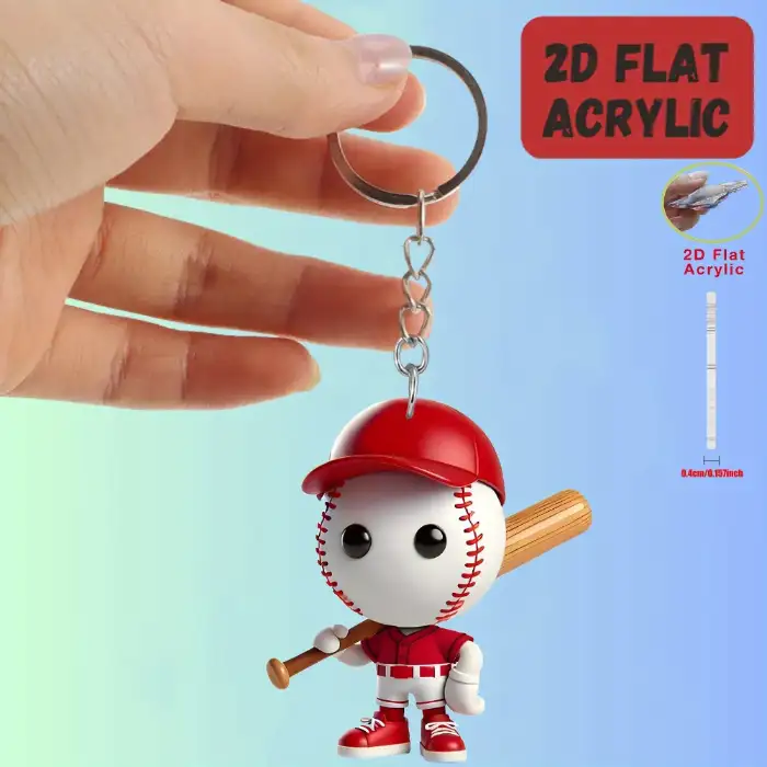 2d-cartoon-baseball-kid-keychain-sports-var3-1789458697245-868 2d Cartoon Baseball Kid Keychain Sports Fans Flat Pendant Acrylic Ornament Charms Hanging Móc Treo Đeo Thoại, Standee, Móc Khoá In Theo Yêu Cầu, Chất Liệu Mica Dày 4mm, Kích Thước 5.5 Cm, Có In Test Mẫu
