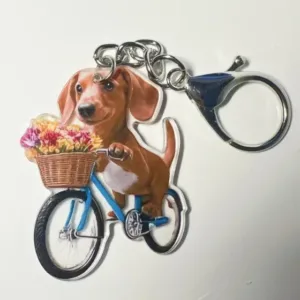 2d Cartoon Dachshund Pendant Charm Cute Dog Keychain Flat Acrylic Puppy Ornament For Car Móc Treo Đeo Thoại, Standee, Móc Khoá In Theo Yêu Cầu, Chất Liệu Mica Dày 4mm, Kích Thước 5.5 Cm, Có In Test Mẫu 2d Cartoon Dachshund Pendant Charm Cute Dog Keychain Flat Acrylic Puppy Ornament For Car Móc Treo Đeo Thoại, Standee, Móc Khoá In Theo Yêu Cầu, Chất Liệu Mica Dày 4mm, Kích Thước 5.5 Cm, Có In Test Mẫu