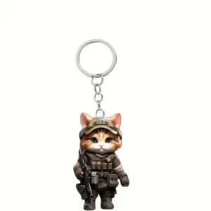 2d Cat Soldier Keychain Cartoon Kitten Pendant Acrylic Christmas Ornament Hanging Decoration Móc Treo Đeo Thoại, Standee, Móc Khoá In Theo Yêu Cầu, Chất Liệu Mica Dày 4mm, Kích Thước 5.5 Cm, Có In Test Mẫu 2d Cat Soldier Keychain Cartoon Kitten Pendant Acrylic Christmas Ornament Hanging Decoration Móc Treo Đeo Thoại, Standee, Móc Khoá In Theo Yêu Cầu, Chất Liệu Mica Dày 4mm, Kích Thước 5.5 Cm, Có In Test Mẫu