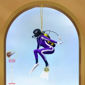 2d Charming Diving Pendant Sports Themed Acrylic Keychain Hanging Glamorous Ornament Festive Móc Treo Đeo Thoại, Standee, Móc Khoá In Theo Yêu Cầu, Chất Liệu Mica Dày 4mm, Kích Thước 5.5 Cm, Có In Test Mẫu 2d Charming Diving Pendant Sports Themed Acrylic Keychain Hanging Glamorous Ornament Festive Móc Treo Đeo Thoại, Standee, Móc Khoá In Theo Yêu Cầu, Chất Liệu Mica Dày 4mm, Kích Thước 5.5 Cm, Có In Test Mẫu