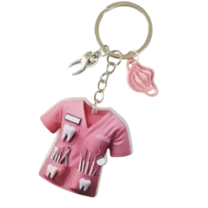 2d Chic Dentist Costume Keychain Doctor Themed Pendant Flat Acrylic Ornament Charm Hanging Móc Treo Đeo Thoại, Standee, Móc Khoá In Theo Yêu Cầu, Chất Liệu Mica Dày 4mm, Kích Thước 5.5 Cm, Có In Test Mẫu 2d Chic Dentist Costume Keychain Doctor Themed Pendant Flat Acrylic Ornament Charm Hanging Móc Treo Đeo Thoại, Standee, Móc Khoá In Theo Yêu Cầu, Chất Liệu Mica Dày 4mm, Kích Thước 5.5 Cm, Có In Test Mẫu