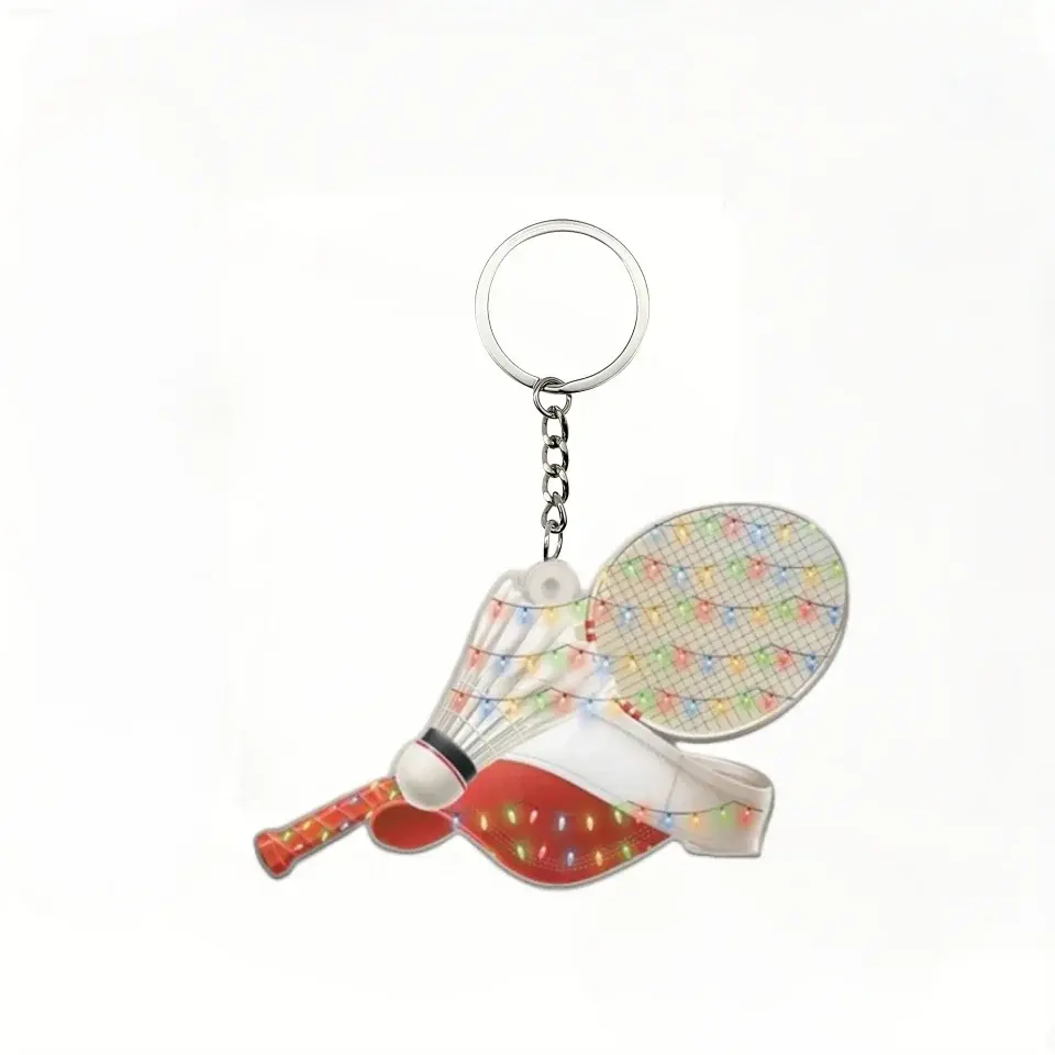 2d-christmas-badminton-keychain-15p-nove-var5-1789513572826-767 2d Christmas Badminton Keychain 1/5p Novel Sporty Theme Pendant Acrylic Ornament Whimsical Móc Treo Đeo Thoại, Standee, Móc Khoá In Theo Yêu Cầu, Chất Liệu Mica Dày 4mm, Kích Thước 5.5 Cm, Có In Test Mẫu