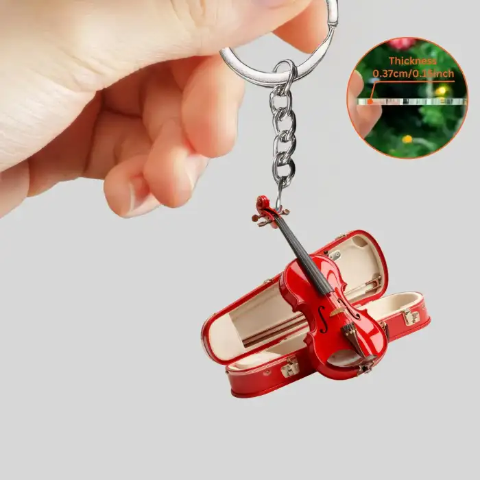 2d-colorful-violin-keychain-5pcs-acrylic-var4-1789615533171-122 2d Colorful Violin Keychain 5pcs Acrylic Musical Pendant Backpacks Accessories Cars Key Móc Treo Đeo Thoại, Standee, Móc Khoá In Theo Yêu Cầu, Chất Liệu Mica Dày 4mm, Kích Thước 5.5 Cm, Có In Test Mẫu