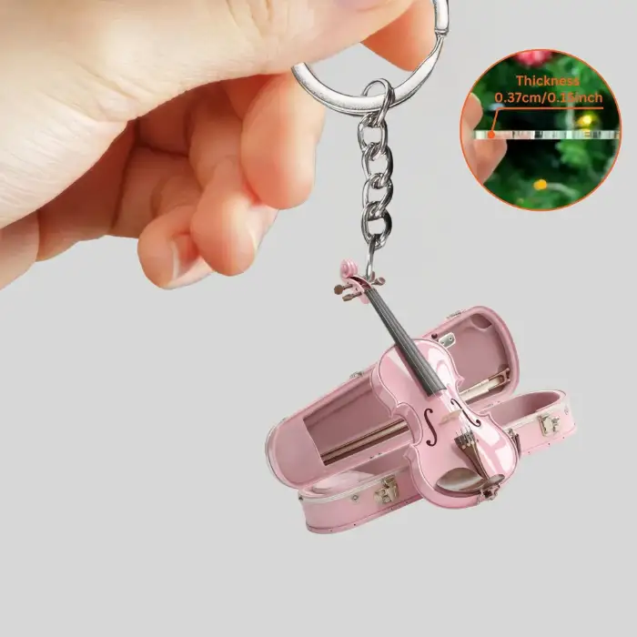 2d-colorful-violin-keychain-5pcs-acrylic-var6-1789615577574-777 2d Colorful Violin Keychain 5pcs Acrylic Musical Pendant Backpacks Accessories Cars Key Móc Treo Đeo Thoại, Standee, Móc Khoá In Theo Yêu Cầu, Chất Liệu Mica Dày 4mm, Kích Thước 5.5 Cm, Có In Test Mẫu