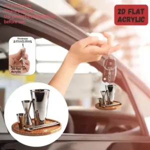 2d Cool Bartender Equipment Keychain 5pcs Acrylic Pendant For Men Parties Festivals Bags Home Móc Treo Đeo Thoại, Standee, Móc Khoá In Theo Yêu Cầu, Chất Liệu Mica Dày 4mm, Kích Thước 5.5 Cm, Có In Test Mẫu