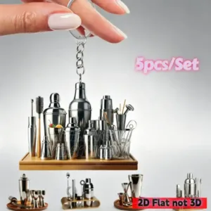 2d Cool Bartender Equipment Keychain 5pcs Acrylic Pendant For Men Parties Festivals Bags Home Móc Treo Đeo Thoại, Standee, Móc Khoá In Theo Yêu Cầu, Chất Liệu Mica Dày 4mm, Kích Thước 5.5 Cm, Có In Test Mẫu