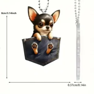 2d Cute Chihuahua Pendant Acrylic Puppy Keychain Charm For Car Mirror Backpacks Hanging Móc Treo Đeo Thoại, Standee, Móc Khoá In Theo Yêu Cầu, Chất Liệu Mica Dày 4mm, Kích Thước 5.5 Cm, Có In Test Mẫu 2d Cute Chihuahua Pendant Acrylic Puppy Keychain Charm For Car Mirror Backpacks Hanging Móc Treo Đeo Thoại, Standee, Móc Khoá In Theo Yêu Cầu, Chất Liệu Mica Dày 4mm, Kích Thước 5.5 Cm, Có In Test Mẫu