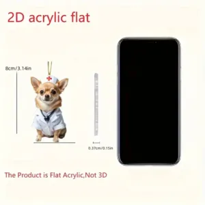 2d Cute Chihuahua Pendant Acrylic Puppy Keychain Charm For Car Mirror Backpacks Hanging Móc Treo Đeo Thoại, Standee, Móc Khoá In Theo Yêu Cầu, Chất Liệu Mica Dày 4mm, Kích Thước 5.5 Cm, Có In Test Mẫu 2d Cute Chihuahua Pendant Acrylic Puppy Keychain Charm For Car Mirror Backpacks Hanging Móc Treo Đeo Thoại, Standee, Móc Khoá In Theo Yêu Cầu, Chất Liệu Mica Dày 4mm, Kích Thước 5.5 Cm, Có In Test Mẫu