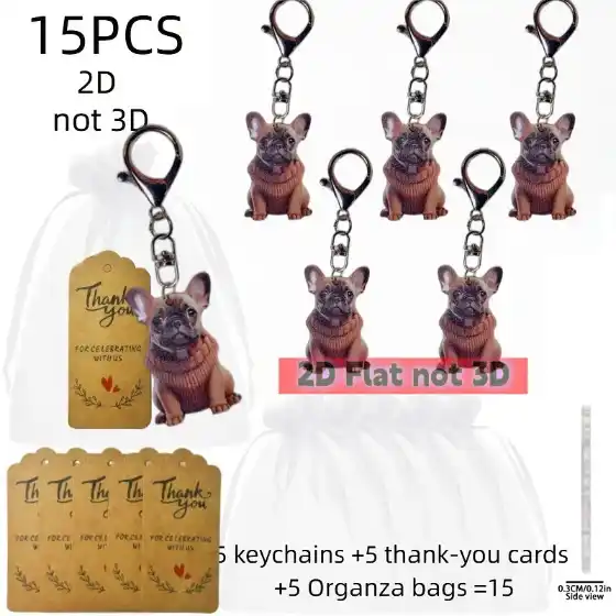 2d-cute-french-bulldog-keychain-cool-pup-var4-1789450021891-224 2d Cute French Bulldog Keychain Cool Puppy Flat Acrylic Pendant Versatile Charm Decor For Car Móc Treo Đeo Thoại, Standee, Móc Khoá In Theo Yêu Cầu, Chất Liệu Mica Dày 4mm, Kích Thước 5.5 Cm, Có In Test Mẫu