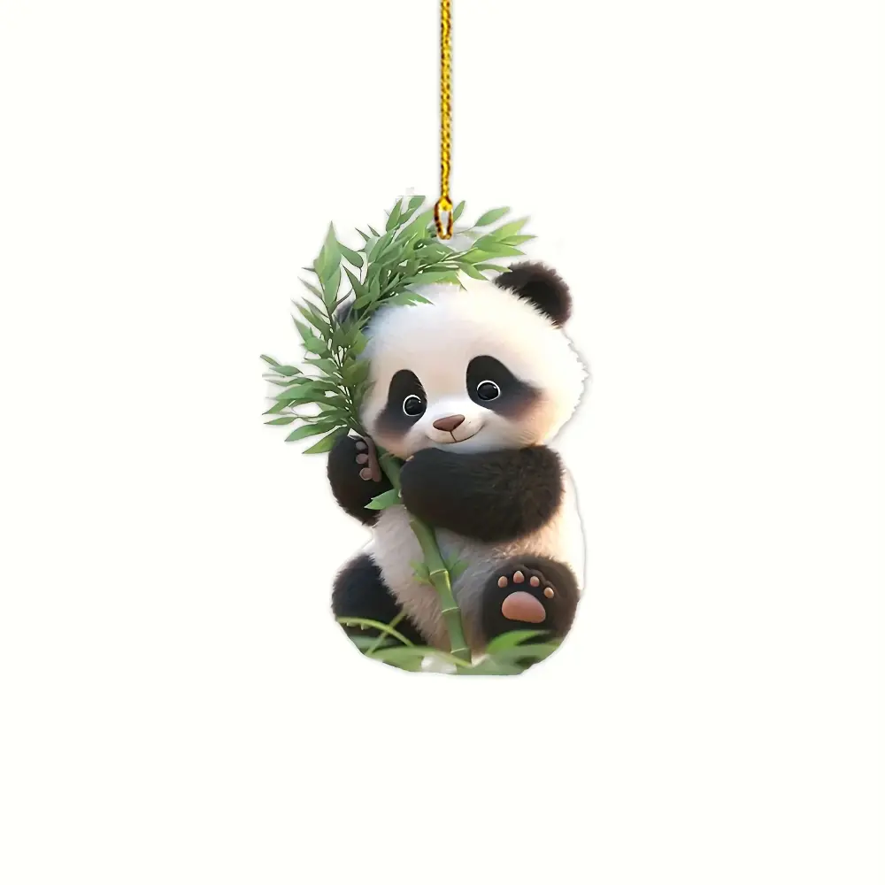 2d-cute-panda-keychain-charm-acrylic-car-var2-1789471060600-317 2d Cute Panda Keychain Charm Acrylic Car Keys Hanging Ornament Decor Festive Gift Pendant Móc Treo Đeo Thoại, Standee, Móc Khoá In Theo Yêu Cầu, Chất Liệu Mica Dày 4mm, Kích Thước 5.5 Cm, Có In Test Mẫu
