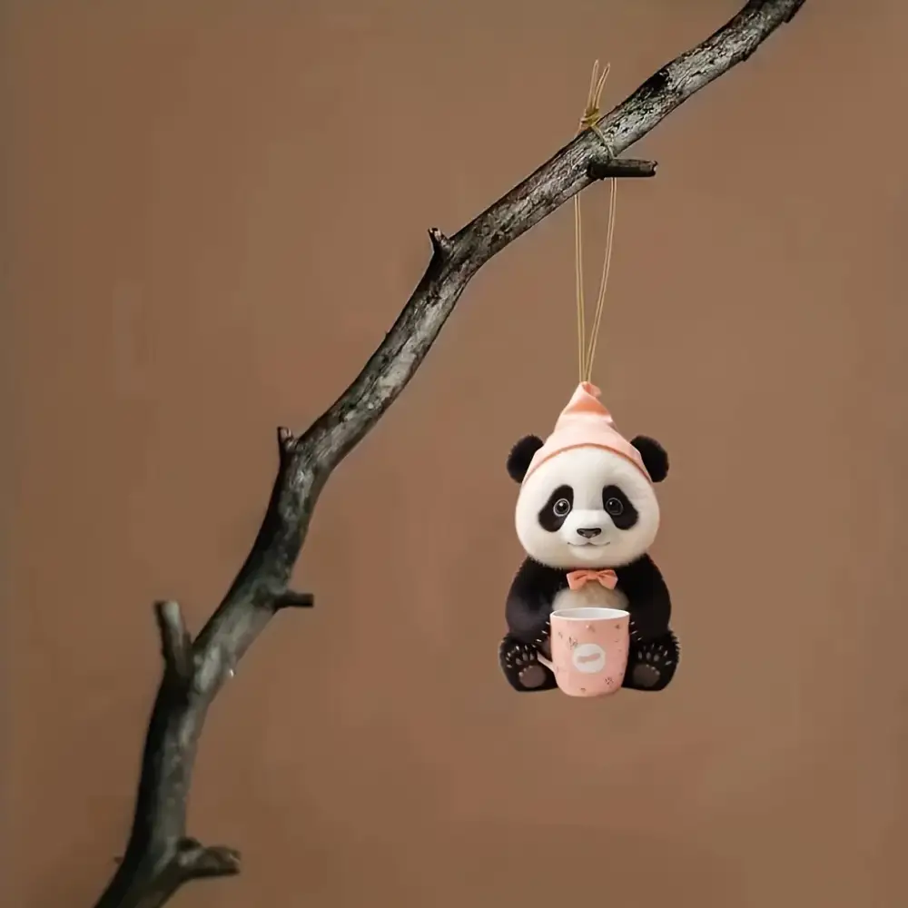 2d-cute-panda-keychain-charm-acrylic-car-var5-1789471074916-165 2d Cute Panda Keychain Charm Acrylic Car Keys Hanging Ornament Decor Festive Gift Pendant Móc Treo Đeo Thoại, Standee, Móc Khoá In Theo Yêu Cầu, Chất Liệu Mica Dày 4mm, Kích Thước 5.5 Cm, Có In Test Mẫu