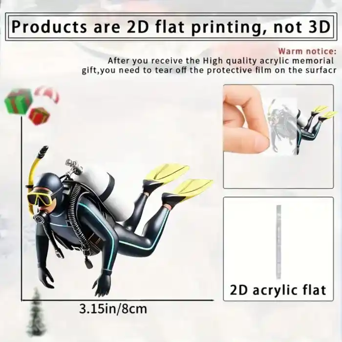 2d-diving-enthusiast-pendant-diver-theme-var1-1789465588360-927 2d Diving Enthusiast Pendant Diver Themed Keychain Flat Acrylic Ornament Charm Enthusiast Car Móc Treo Đeo Thoại, Standee, Móc Khoá In Theo Yêu Cầu, Chất Liệu Mica Dày 4mm, Kích Thước 5.5 Cm, Có In Test Mẫu