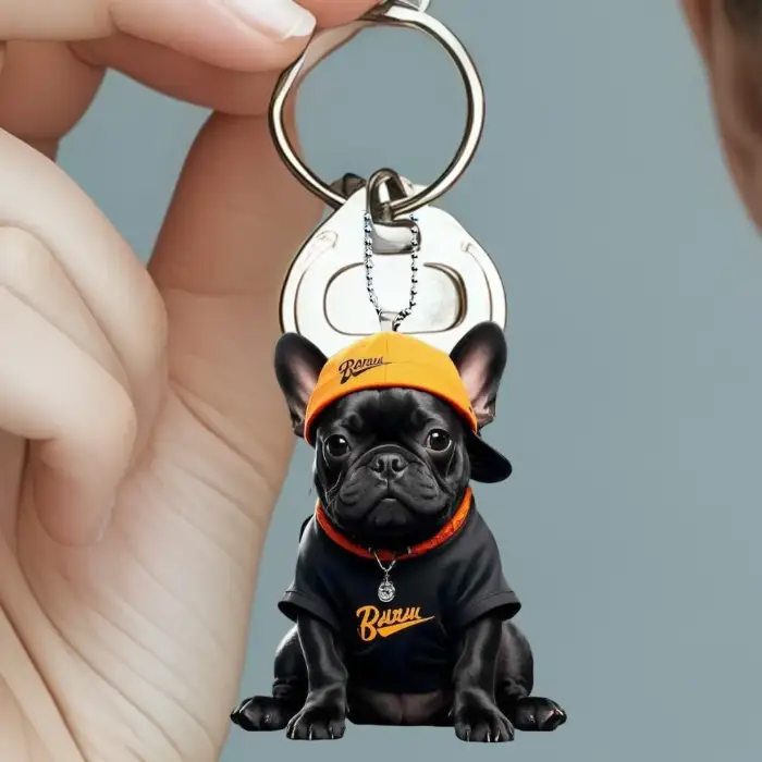 2d-french-bulldog-keychain-chic-skateboa-var6-1789451409927-994 2d French Bulldog Keychain Chic Skateboarding Puppy Pendant Cute Flat Acrylic Hanging Charm Móc Treo Đeo Thoại, Standee, Móc Khoá In Theo Yêu Cầu, Chất Liệu Mica Dày 4mm, Kích Thước 5.5 Cm, Có In Test Mẫu