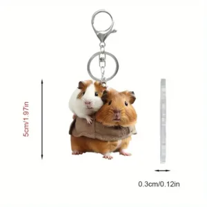 2d Guinea Pig Pendant Pet-themed Keychain Holding Carrot Flat Acrylic Ornament Hanging Móc Treo Đeo Thoại, Standee, Móc Khoá In Theo Yêu Cầu, Chất Liệu Mica Dày 4mm, Kích Thước 5.5 Cm, Có In Test Mẫu 2d Guinea Pig Pendant Pet-themed Keychain Holding Carrot Flat Acrylic Ornament Hanging Móc Treo Đeo Thoại, Standee, Móc Khoá In Theo Yêu Cầu, Chất Liệu Mica Dày 4mm, Kích Thước 5.5 Cm, Có In Test Mẫu