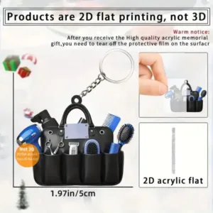 2d Hairdresser Toolkit Keychain Hairstylist Theme Pendant Flat Acrylic Ornament Charms For Móc Treo Đeo Thoại, Standee, Móc Khoá In Theo Yêu Cầu, Chất Liệu Mica Dày 4mm, Kích Thước 5.5 Cm, Có In Test Mẫu 2d Hairdresser Toolkit Keychain Hairstylist Theme Pendant Flat Acrylic Ornament Charms For Móc Treo Đeo Thoại, Standee, Móc Khoá In Theo Yêu Cầu, Chất Liệu Mica Dày 4mm, Kích Thước 5.5 Cm, Có In Test Mẫu