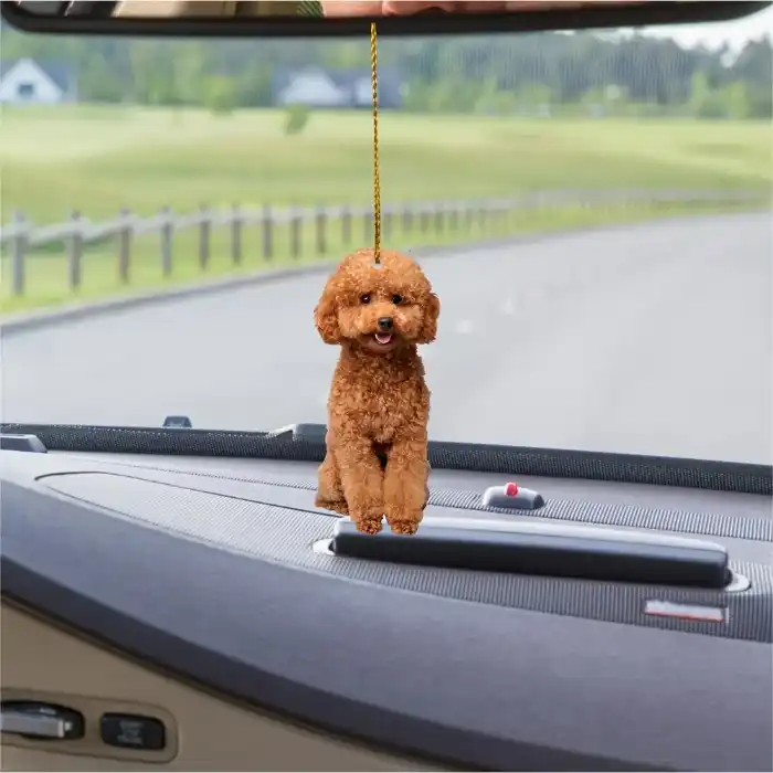 2d Happy Teddy Keychain Cute Puppy Pendant Acrylic Versatile Charm Dog ,decor For Car Móc Treo Đeo Thoại, Standee, Móc Khoá In Theo Yêu Cầu, Chất Liệu Mica Dày 4mm, Kích Thước 5.5 Cm, Có In Test Mẫu