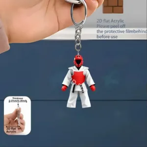 2d Karate Costume Keychain Jiu-jitsu Themed Pendant Charms Flat Acrylic Hanging Decoration Móc Treo Đeo Thoại, Standee, Móc Khoá In Theo Yêu Cầu, Chất Liệu Mica Dày 4mm, Kích Thước 5.5 Cm, Có In Test Mẫu 2d Karate Costume Keychain Jiu-jitsu Themed Pendant Charms Flat Acrylic Hanging Decoration Móc Treo Đeo Thoại, Standee, Móc Khoá In Theo Yêu Cầu, Chất Liệu Mica Dày 4mm, Kích Thước 5.5 Cm, Có In Test Mẫu