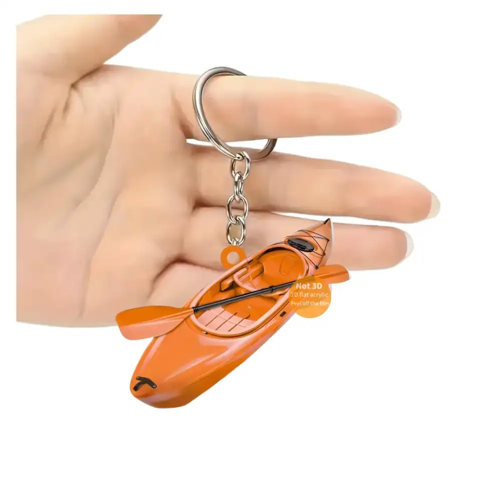2d-kayak-boat-keychain-kayaking-sporty-t-var2-1789472337071-426 2d Kayak Boat Keychain Kayaking Sporty Themed Pendant Flat Acrylic Ornament Charms Hanging Móc Treo Đeo Thoại, Standee, Móc Khoá In Theo Yêu Cầu, Chất Liệu Mica Dày 4mm, Kích Thước 5.5 Cm, Có In Test Mẫu