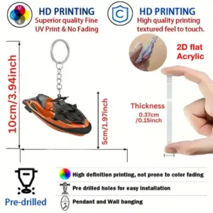 2d Motorboat Yacht Keychain 1/4pcs Acrylic Hanging Ornament Car Pendant Backpack Wallets Móc Treo Đeo Thoại, Standee, Móc Khoá In Theo Yêu Cầu, Chất Liệu Mica Dày 4mm, Kích Thước 5.5 Cm, Có In Test Mẫu 2d Motorboat Yacht Keychain 1/4pcs Acrylic Hanging Ornament Car Pendant Backpack Wallets Móc Treo Đeo Thoại, Standee, Móc Khoá In Theo Yêu Cầu, Chất Liệu Mica Dày 4mm, Kích Thước 5.5 Cm, Có In Test Mẫu