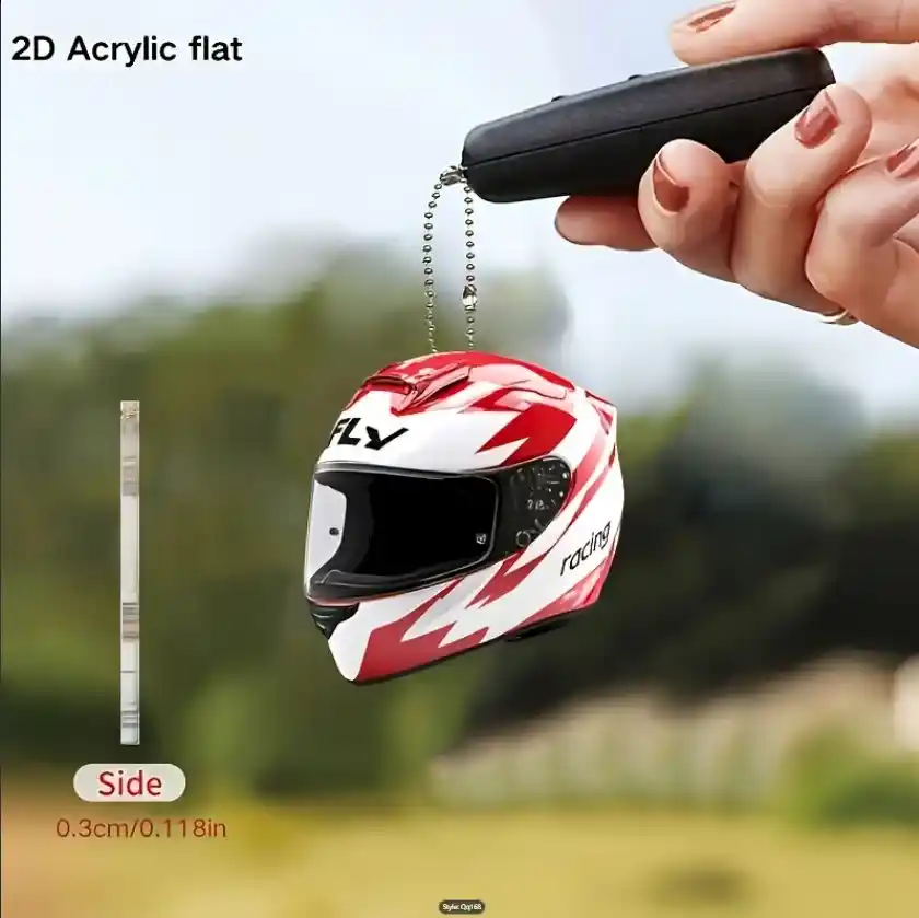 2d-motorcycle-helmet-keychain-vintage-fl-var6-1789462813126-264 2d Motorcycle Helmet Keychain Vintage Flat Acrylic Pendant Ornament Charms For Car Bag Móc Treo Đeo Thoại, Standee, Móc Khoá In Theo Yêu Cầu, Chất Liệu Mica Dày 4mm, Kích Thước 5.5 Cm, Có In Test Mẫu