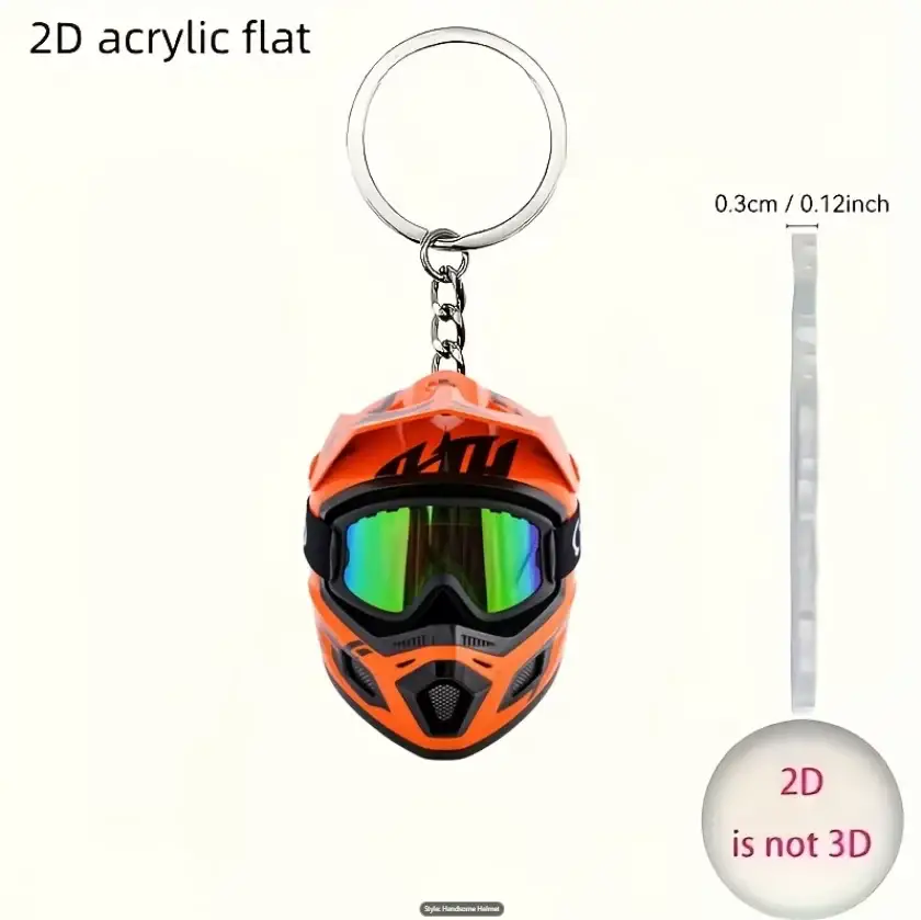 2d-motorcycle-helmet-keychain-vintage-fl-var8-1789462816865-99 2d Motorcycle Helmet Keychain Vintage Flat Acrylic Pendant Ornament Charms For Car Bag Móc Treo Đeo Thoại, Standee, Móc Khoá In Theo Yêu Cầu, Chất Liệu Mica Dày 4mm, Kích Thước 5.5 Cm, Có In Test Mẫu