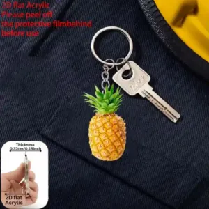 2d Pineapple With Glasses Keychain Creative Acrylic Pendant Flat Hanging Ornaments Decoration Móc Treo Đeo Thoại, Standee, Móc Khoá In Theo Yêu Cầu, Chất Liệu Mica Dày 4mm, Kích Thước 5.5 Cm, Có In Test Mẫu 2d Pineapple With Glasses Keychain Creative Acrylic Pendant Flat Hanging Ornaments Decoration Móc Treo Đeo Thoại, Standee, Móc Khoá In Theo Yêu Cầu, Chất Liệu Mica Dày 4mm, Kích Thước 5.5 Cm, Có In Test Mẫu