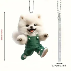 2d Pomeranian Pendant Cute Rompers Dressed Puppy Keychain Flat Acrylic Ornament Hanging Móc Treo Đeo Thoại, Standee, Móc Khoá In Theo Yêu Cầu, Chất Liệu Mica Dày 4mm, Kích Thước 5.5 Cm, Có In Test Mẫu 2d Pomeranian Pendant Cute Rompers Dressed Puppy Keychain Flat Acrylic Ornament Hanging Móc Treo Đeo Thoại, Standee, Móc Khoá In Theo Yêu Cầu, Chất Liệu Mica Dày 4mm, Kích Thước 5.5 Cm, Có In Test Mẫu