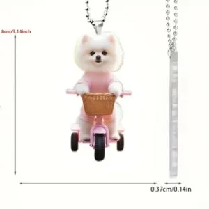 2d Pomeranian Pendant Cute Rompers Dressed Puppy Keychain Flat Acrylic Ornament Hanging Móc Treo Đeo Thoại, Standee, Móc Khoá In Theo Yêu Cầu, Chất Liệu Mica Dày 4mm, Kích Thước 5.5 Cm, Có In Test Mẫu 2d Pomeranian Pendant Cute Rompers Dressed Puppy Keychain Flat Acrylic Ornament Hanging Móc Treo Đeo Thoại, Standee, Móc Khoá In Theo Yêu Cầu, Chất Liệu Mica Dày 4mm, Kích Thước 5.5 Cm, Có In Test Mẫu
