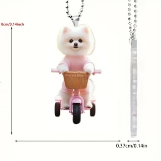 2d-pomeranian-pendant-cute-rompers-dress-var3-1789449065421-823 2d Pomeranian Pendant Cute Rompers Dressed Puppy Keychain Flat Acrylic Ornament Hanging Móc Treo Đeo Thoại, Standee, Móc Khoá In Theo Yêu Cầu, Chất Liệu Mica Dày 4mm, Kích Thước 5.5 Cm, Có In Test Mẫu