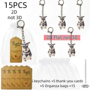 2d Running Schnauzer Keychain Set 15pcs Puppy Acrylic Pendant Charm For Car Bag Festive Party Móc Treo Đeo Thoại, Standee, Móc Khoá In Theo Yêu Cầu, Chất Liệu Mica Dày 4mm, Kích Thước 5.5 Cm, Có In Test Mẫu 2d Running Schnauzer Keychain Set 15pcs Puppy Acrylic Pendant Charm For Car Bag Festive Party Móc Treo Đeo Thoại, Standee, Móc Khoá In Theo Yêu Cầu, Chất Liệu Mica Dày 4mm, Kích Thước 5.5 Cm, Có In Test Mẫu