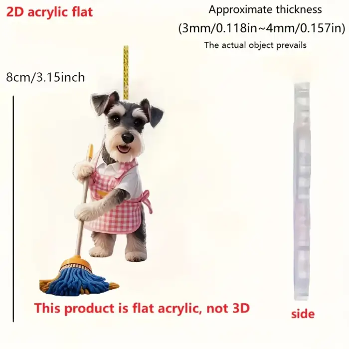 2d-running-schnauzer-keychain-set-15pcs-var3-1789457350390-153 2d Running Schnauzer Keychain Set 15pcs Puppy Acrylic Pendant Charm For Car Bag Festive Party Móc Treo Đeo Thoại, Standee, Móc Khoá In Theo Yêu Cầu, Chất Liệu Mica Dày 4mm, Kích Thước 5.5 Cm, Có In Test Mẫu