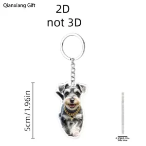 2d Running Schnauzer Keychain Set 15pcs Puppy Acrylic Pendant Charm For Car Bag Festive Party Móc Treo Đeo Thoại, Standee, Móc Khoá In Theo Yêu Cầu, Chất Liệu Mica Dày 4mm, Kích Thước 5.5 Cm, Có In Test Mẫu 2d Running Schnauzer Keychain Set 15pcs Puppy Acrylic Pendant Charm For Car Bag Festive Party Móc Treo Đeo Thoại, Standee, Móc Khoá In Theo Yêu Cầu, Chất Liệu Mica Dày 4mm, Kích Thước 5.5 Cm, Có In Test Mẫu