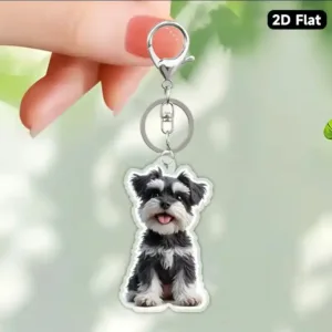 2d Running Schnauzer Keychain Set 15pcs Puppy Acrylic Pendant Charm For Car Bag Festive Party Móc Treo Đeo Thoại, Standee, Móc Khoá In Theo Yêu Cầu, Chất Liệu Mica Dày 4mm, Kích Thước 5.5 Cm, Có In Test Mẫu 2d Running Schnauzer Keychain Set 15pcs Puppy Acrylic Pendant Charm For Car Bag Festive Party Móc Treo Đeo Thoại, Standee, Móc Khoá In Theo Yêu Cầu, Chất Liệu Mica Dày 4mm, Kích Thước 5.5 Cm, Có In Test Mẫu