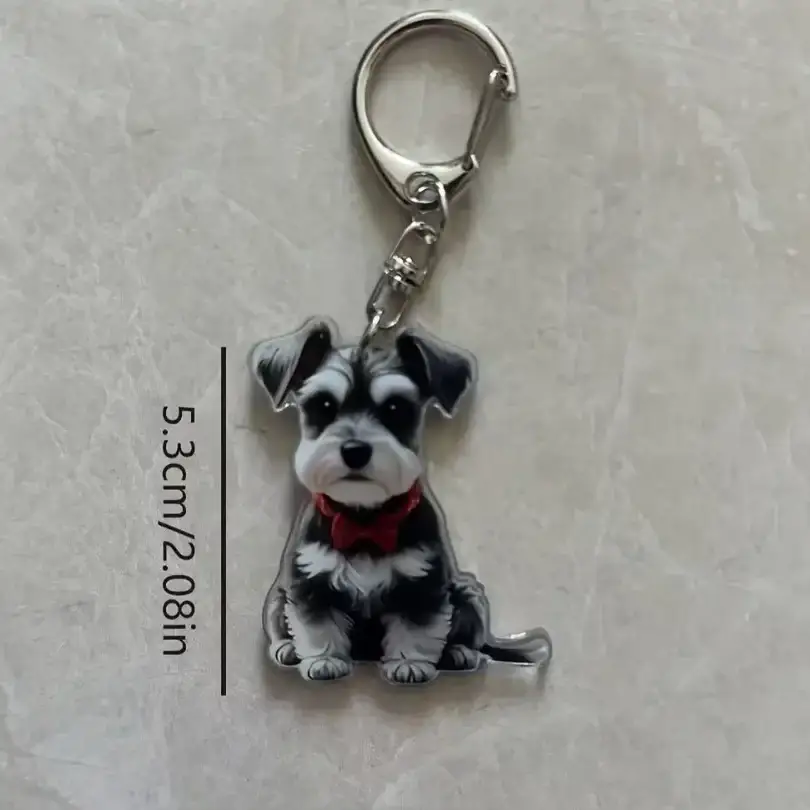 2d-running-schnauzer-keychain-set-15pcs-var7-1789457401179-34 2d Running Schnauzer Keychain Set 15pcs Puppy Acrylic Pendant Charm For Car Bag Festive Party Móc Treo Đeo Thoại, Standee, Móc Khoá In Theo Yêu Cầu, Chất Liệu Mica Dày 4mm, Kích Thước 5.5 Cm, Có In Test Mẫu