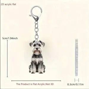 2d Running Schnauzer Keychain Set 15pcs Puppy Acrylic Pendant Charm For Car Bag Festive Party Móc Treo Đeo Thoại, Standee, Móc Khoá In Theo Yêu Cầu, Chất Liệu Mica Dày 4mm, Kích Thước 5.5 Cm, Có In Test Mẫu 2d Running Schnauzer Keychain Set 15pcs Puppy Acrylic Pendant Charm For Car Bag Festive Party Móc Treo Đeo Thoại, Standee, Móc Khoá In Theo Yêu Cầu, Chất Liệu Mica Dày 4mm, Kích Thước 5.5 Cm, Có In Test Mẫu