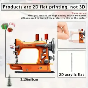 2d Sewing Machine Pendant Fashion Themed Keychain Flat Acrylic Ornament Charms Hanging Car Móc Treo Đeo Thoại, Standee, Móc Khoá In Theo Yêu Cầu, Chất Liệu Mica Dày 4mm, Kích Thước 5.5 Cm, Có In Test Mẫu 2d Sewing Machine Pendant Fashion Themed Keychain Flat Acrylic Ornament Charms Hanging Car Móc Treo Đeo Thoại, Standee, Móc Khoá In Theo Yêu Cầu, Chất Liệu Mica Dày 4mm, Kích Thước 5.5 Cm, Có In Test Mẫu