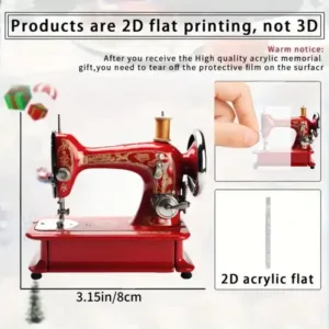 2d Sewing Machine Pendant Fashion Themed Keychain Flat Acrylic Ornament Charms Hanging Car Móc Treo Đeo Thoại, Standee, Móc Khoá In Theo Yêu Cầu, Chất Liệu Mica Dày 4mm, Kích Thước 5.5 Cm, Có In Test Mẫu 2d Sewing Machine Pendant Fashion Themed Keychain Flat Acrylic Ornament Charms Hanging Car Móc Treo Đeo Thoại, Standee, Móc Khoá In Theo Yêu Cầu, Chất Liệu Mica Dày 4mm, Kích Thước 5.5 Cm, Có In Test Mẫu