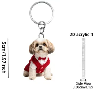 2d Shih Tzu Keychain Cute Dog Acrylic Pendant Puppy Versatile Charm Decor For Car Mirror Móc Treo Đeo Thoại, Standee, Móc Khoá In Theo Yêu Cầu, Chất Liệu Mica Dày 4mm, Kích Thước 5.5 Cm, Có In Test Mẫu 2d Shih Tzu Keychain Cute Dog Acrylic Pendant Puppy Versatile Charm Decor For Car Mirror Móc Treo Đeo Thoại, Standee, Móc Khoá In Theo Yêu Cầu, Chất Liệu Mica Dày 4mm, Kích Thước 5.5 Cm, Có In Test Mẫu