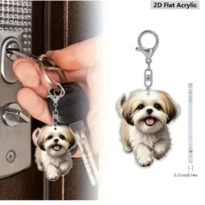 2d Shih Tzu Keychain Cute Dog Acrylic Pendant Puppy Versatile Charm Decor For Car Mirror Móc Treo Đeo Thoại, Standee, Móc Khoá In Theo Yêu Cầu, Chất Liệu Mica Dày 4mm, Kích Thước 5.5 Cm, Có In Test Mẫu 2d Shih Tzu Keychain Cute Dog Acrylic Pendant Puppy Versatile Charm Decor For Car Mirror Móc Treo Đeo Thoại, Standee, Móc Khoá In Theo Yêu Cầu, Chất Liệu Mica Dày 4mm, Kích Thước 5.5 Cm, Có In Test Mẫu