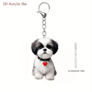 2d Shih Tzu Keychain Cute Dog Acrylic Pendant Puppy Versatile Charm Decor For Car Mirror Móc Treo Đeo Thoại, Standee, Móc Khoá In Theo Yêu Cầu, Chất Liệu Mica Dày 4mm, Kích Thước 5.5 Cm, Có In Test Mẫu 2d Shih Tzu Keychain Cute Dog Acrylic Pendant Puppy Versatile Charm Decor For Car Mirror Móc Treo Đeo Thoại, Standee, Móc Khoá In Theo Yêu Cầu, Chất Liệu Mica Dày 4mm, Kích Thước 5.5 Cm, Có In Test Mẫu
